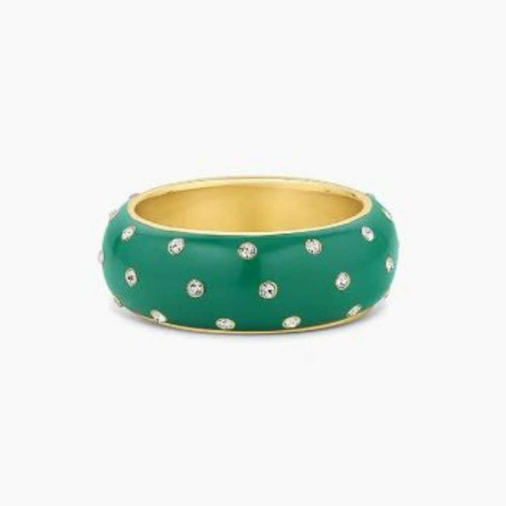 Gorjana Noel Shimmer Ring - Emerald Green